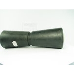 Gummirolle Kielrolle Form V Schwarzer Gummi, <p>bohrung: 16 Mm<p>länge: 290 Mm<p>durchmesser: 94/61 Mm